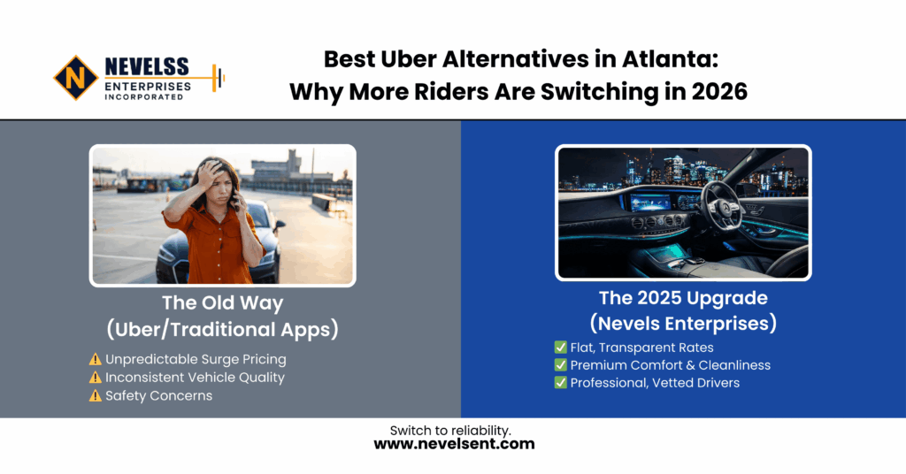 Best Alternituves To Uber in Atlanta: Why More Riders Are Switching in 2026