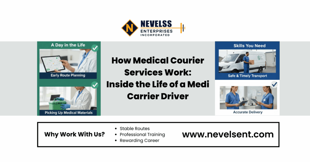 How Medical Courier Services Work: Inside the Life of a Medi Carrier Driver